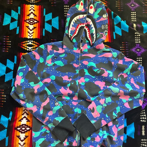 BATHING APE X KIDD CUDDI ZIP UP - Picture 1 of 5